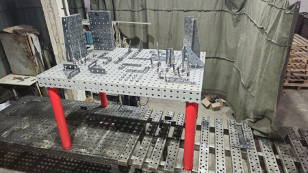 Сварочный 3D стол 2500х1200х150 8 мм (шаг 50х50)